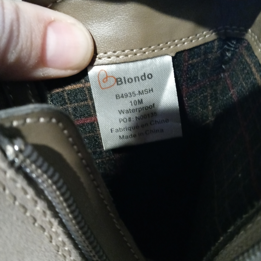Blondo valli tan suede waterproof ankle boot 10 - Picture 5 of 7